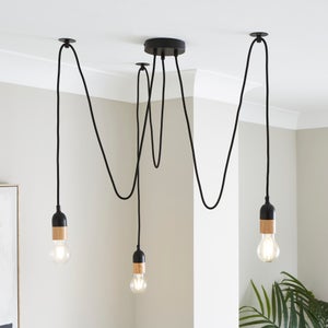 Romelia Flex 3 Light Spider Ceiling Light