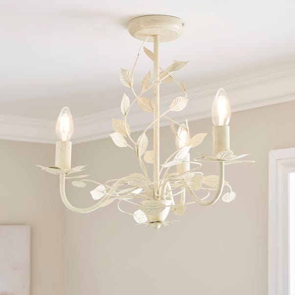 Chantelle Floral 3 Light Chandelier image 1 of 5