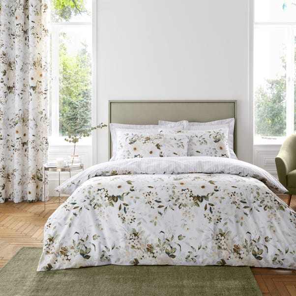 Carmel White Duvet Cover & Pillowcase Set image 1 of 5