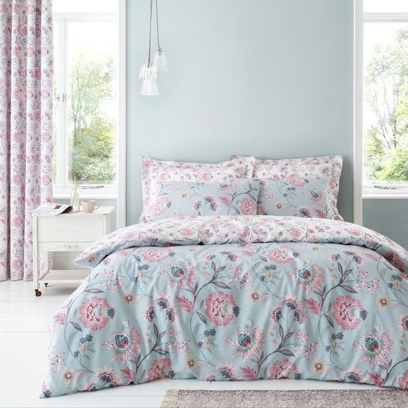 Darton Pink Duvet Cover Pillowcase Set