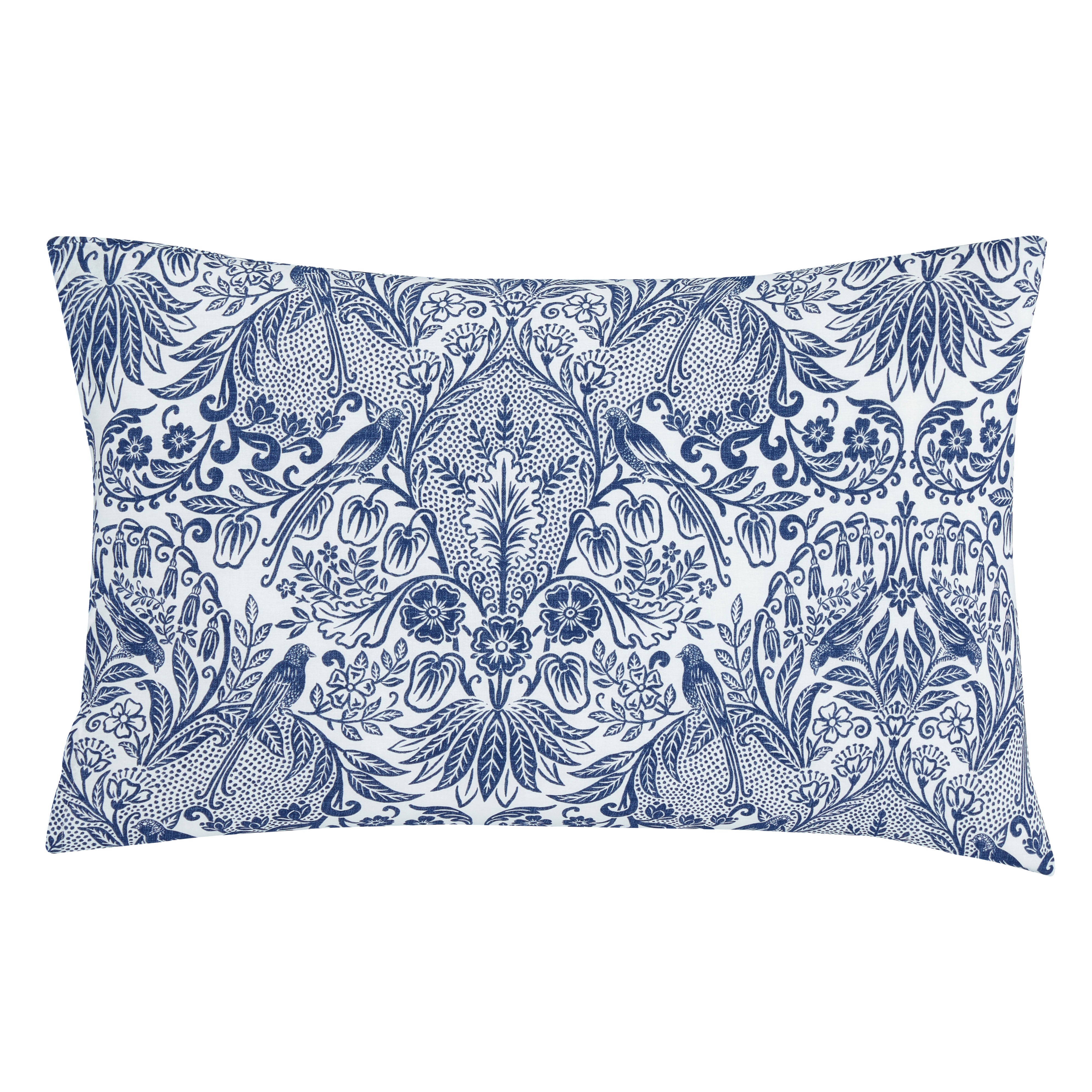 Emelie Navy Duvet Cover & Pillowcase Set | Dunelm