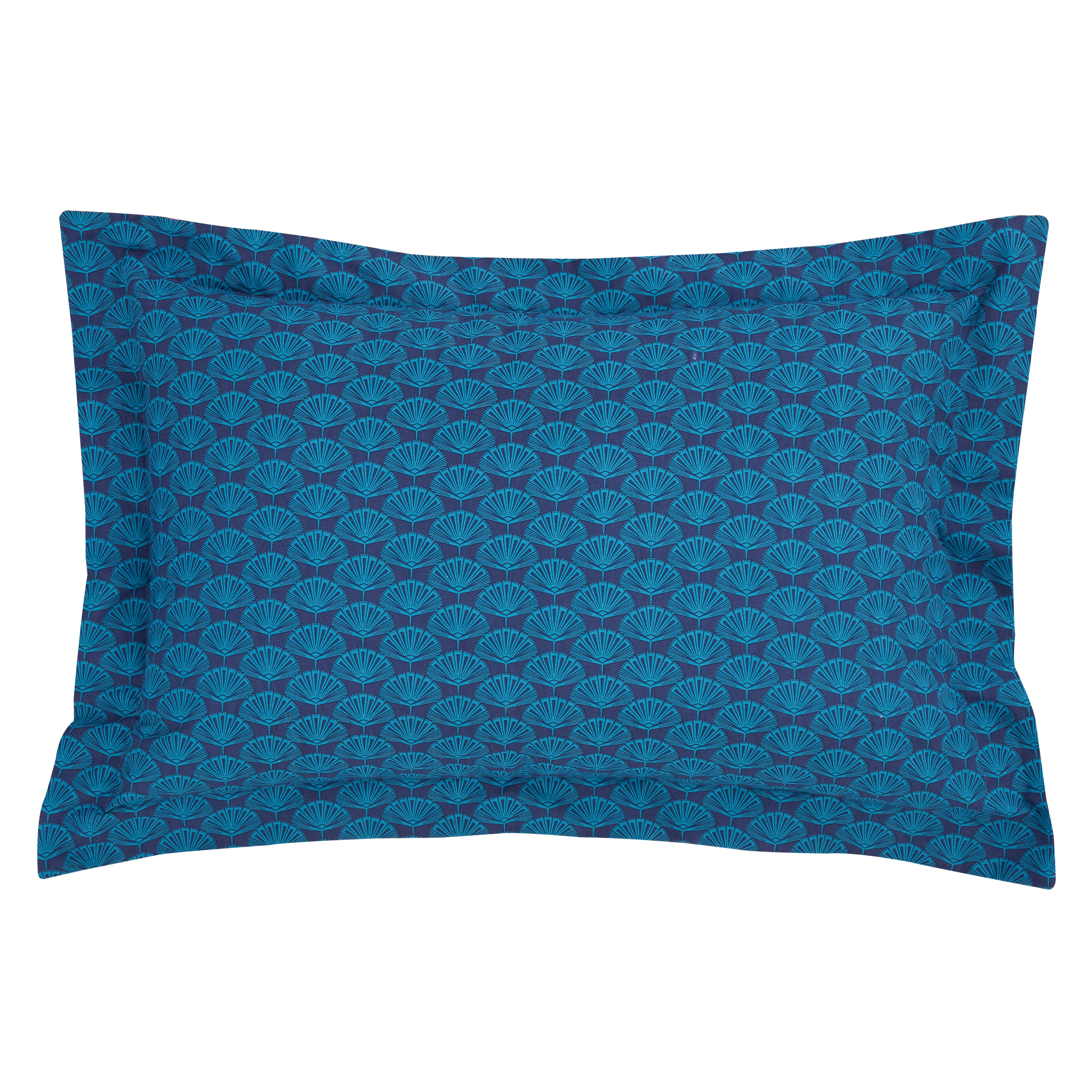 Lucille Navy Oxford Pillowcase | Dunelm