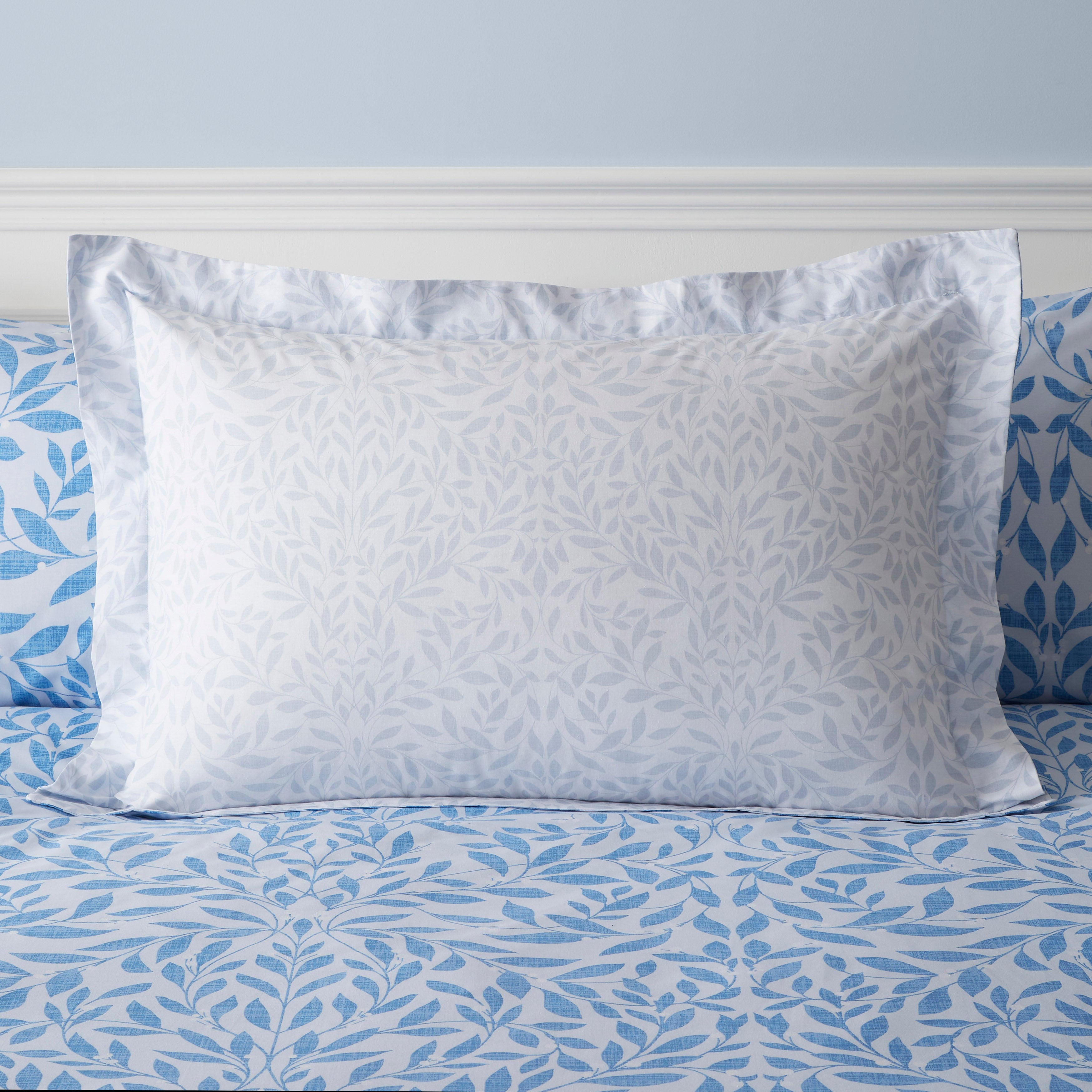 Chelford Blue Oxford Pillowcase Bluewhite