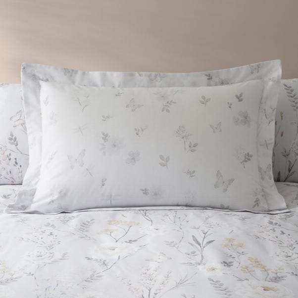 Arabella Grey Oxford Pillowcase image 1 of 3