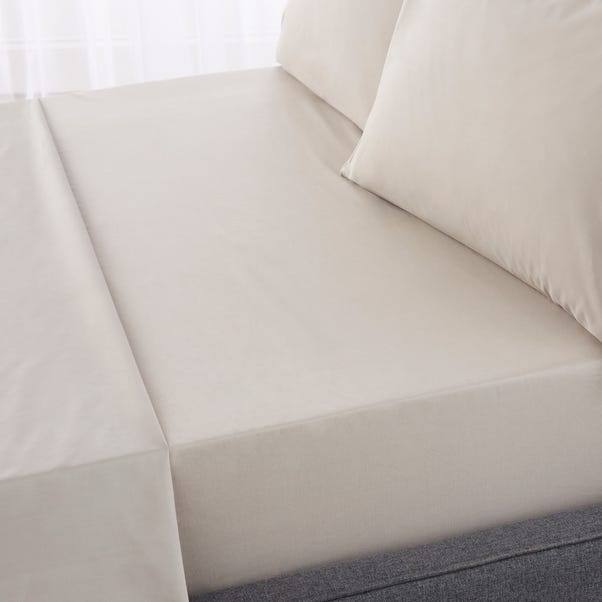 Hotel 230 Thread Count Crisp Cotton Percale Fitted Sheet image 1 of 1