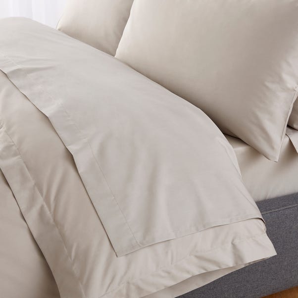 Hotel 230 Thread Count Crisp Cotton Percale Flat Sheet image 1 of 1