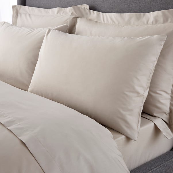 Hotel 230 Thread Count Crisp Cotton Percale Standard Pillowcase Pair image 1 of 1