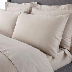 Hotel 230 Thread Count Crisp 100 Cotton Percale Standard Pillowcase Pair