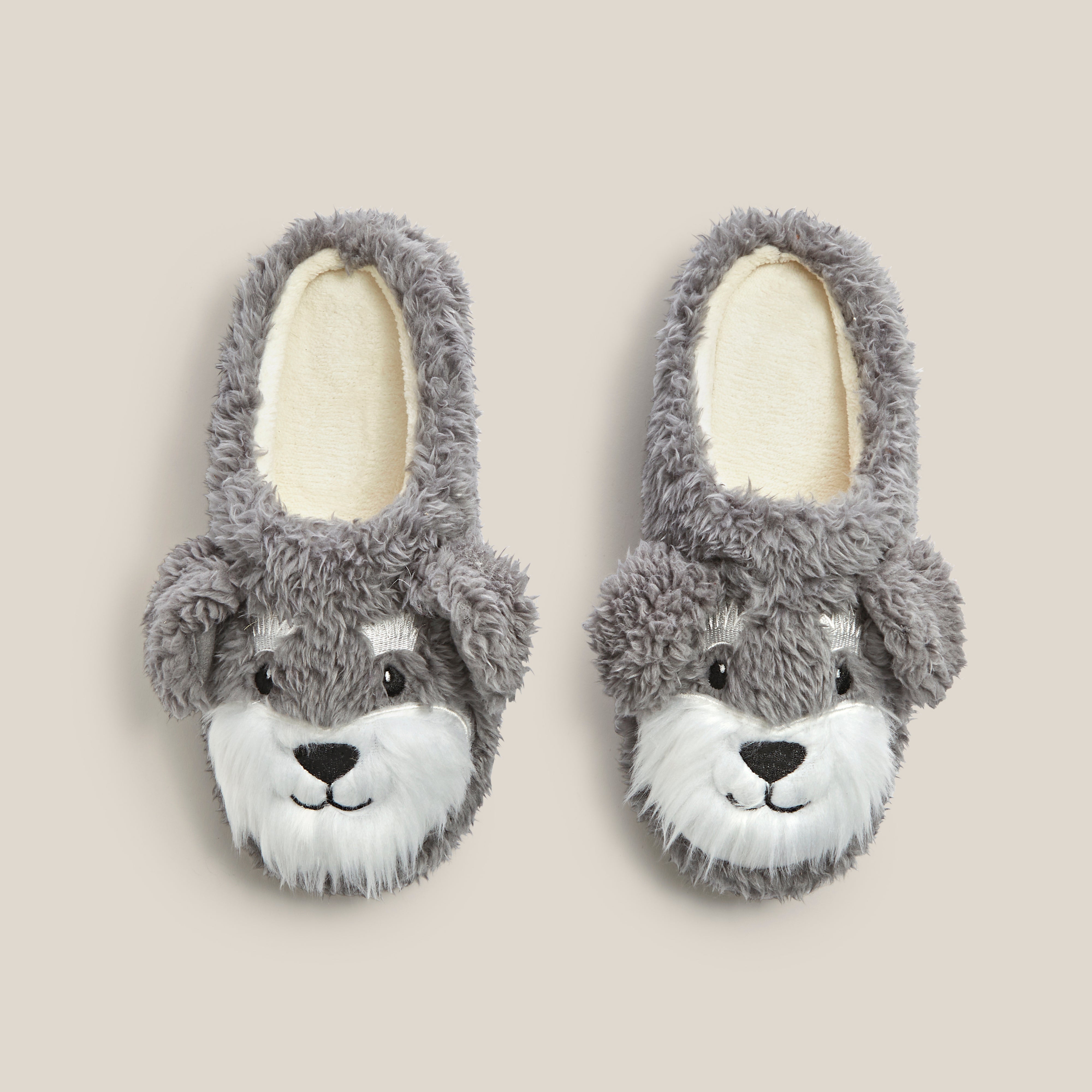 Cyril The Schnauzer Mule Slippers | Dunelm