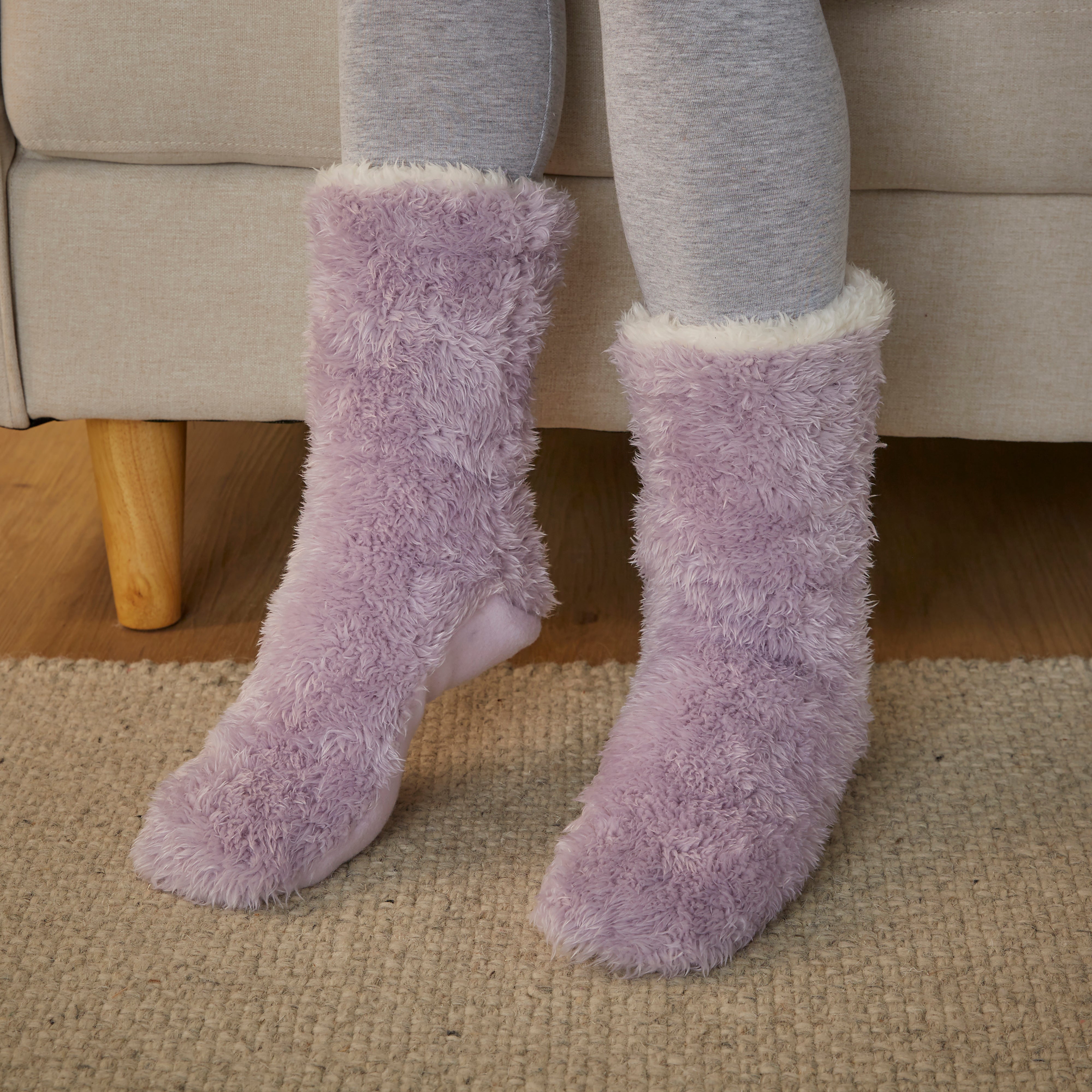 Teddy Slipper Socks