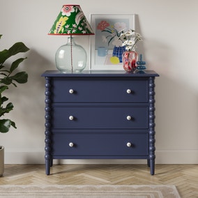 Pippin 3 Drawer Chest, Navy