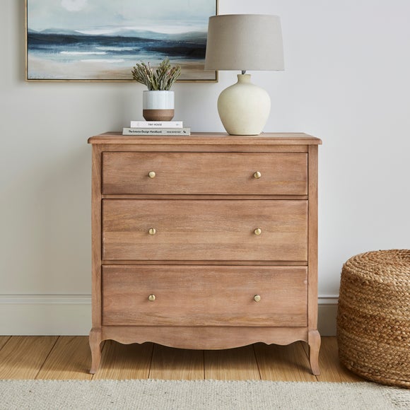 Long 3 store drawer dresser