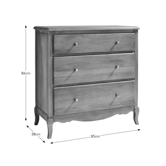 Giselle 3 Drawer Chest | Dunelm