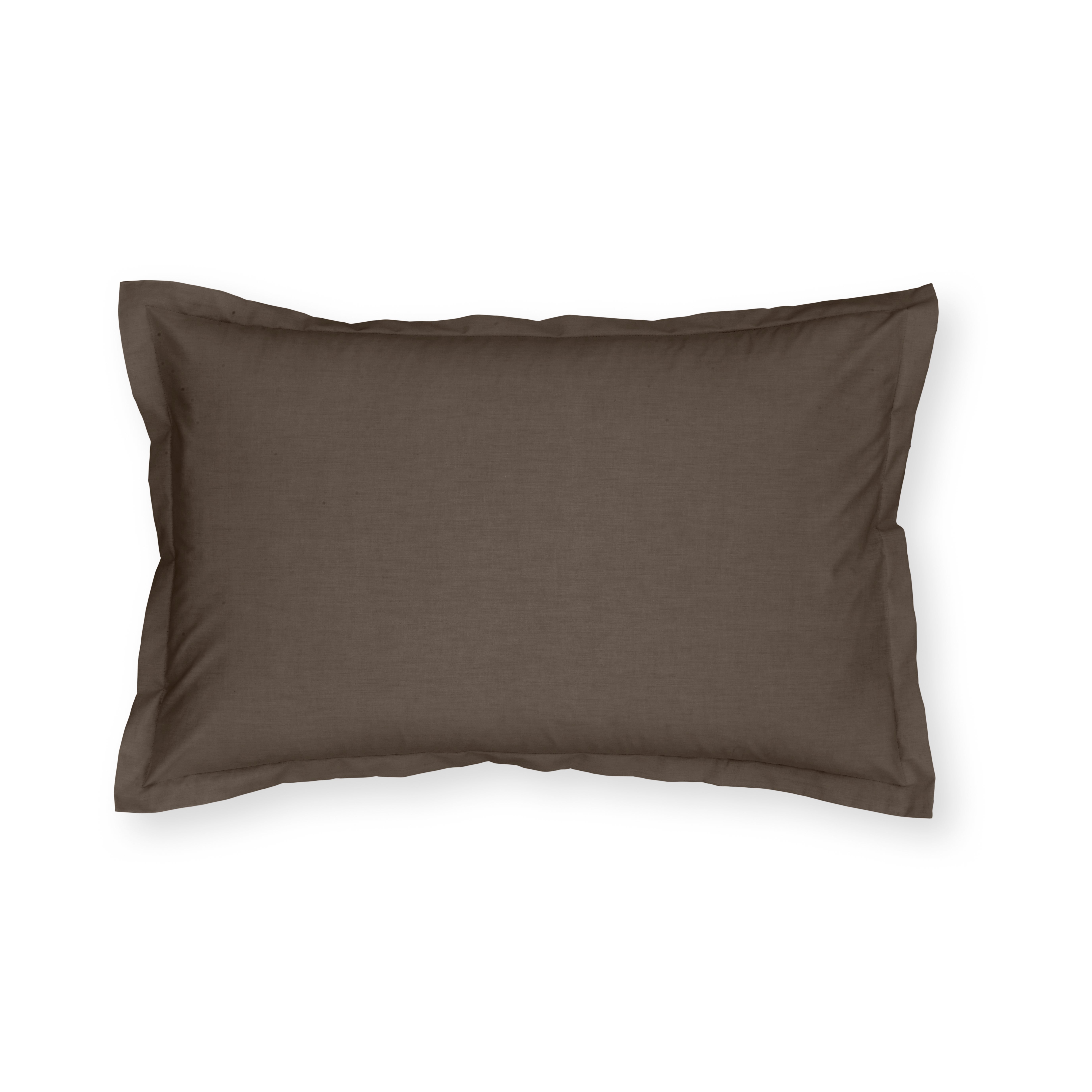Pure Cotton Oxford Pillowcase Brown
