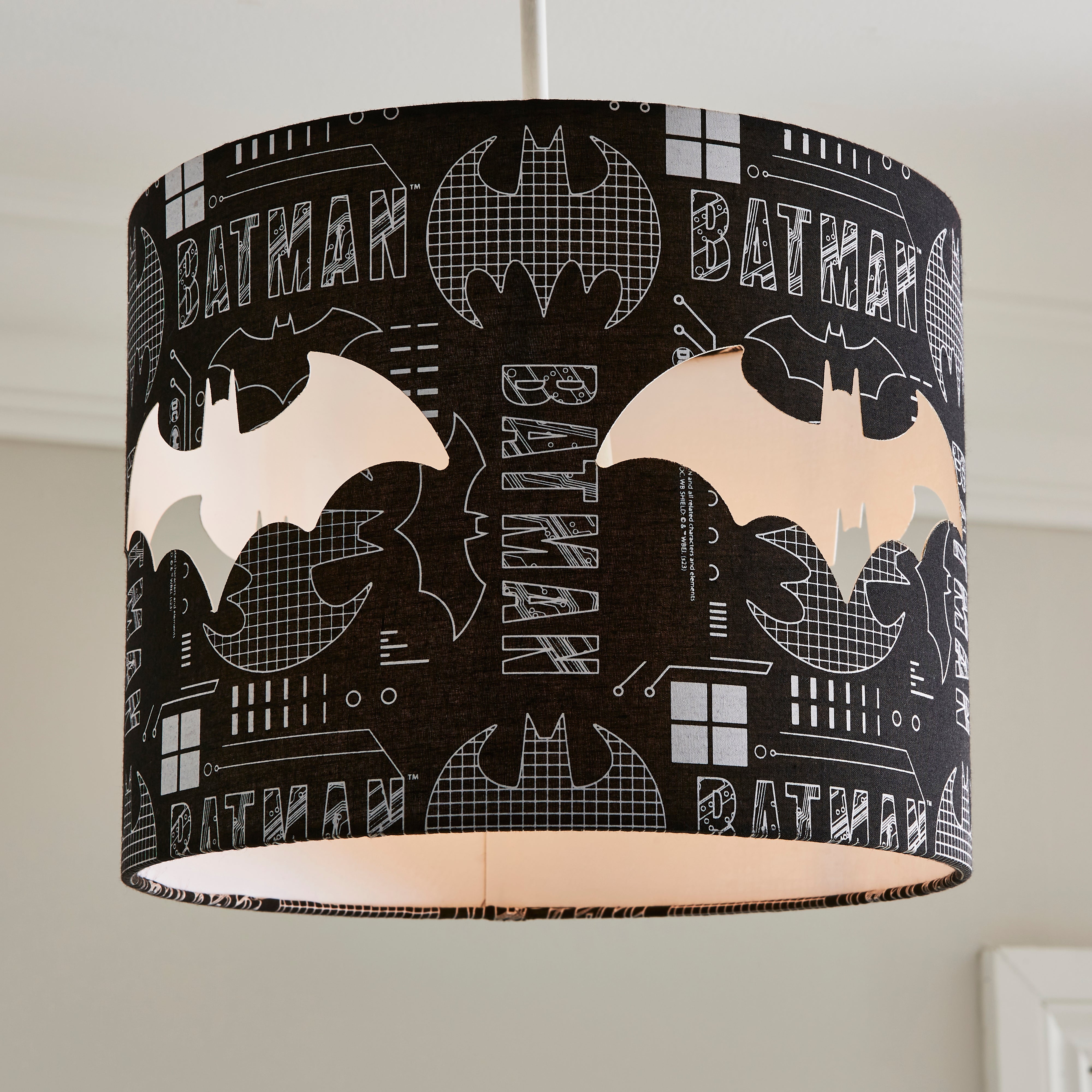 Batman Cut Out Easy Fit Lamp Shade