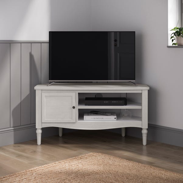 Ariella Corner TV Unit, Warm Stone for TVs up to 44" image 1 of 5