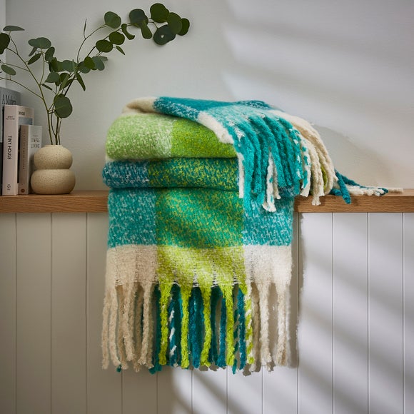 Green throw online dunelm