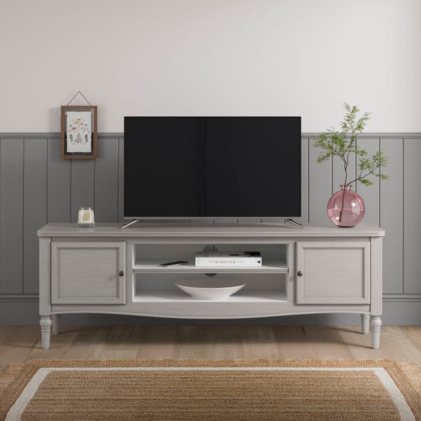Ariella Wide TV Unit, Warm Stone for TVs up to 67" image 1 of 7