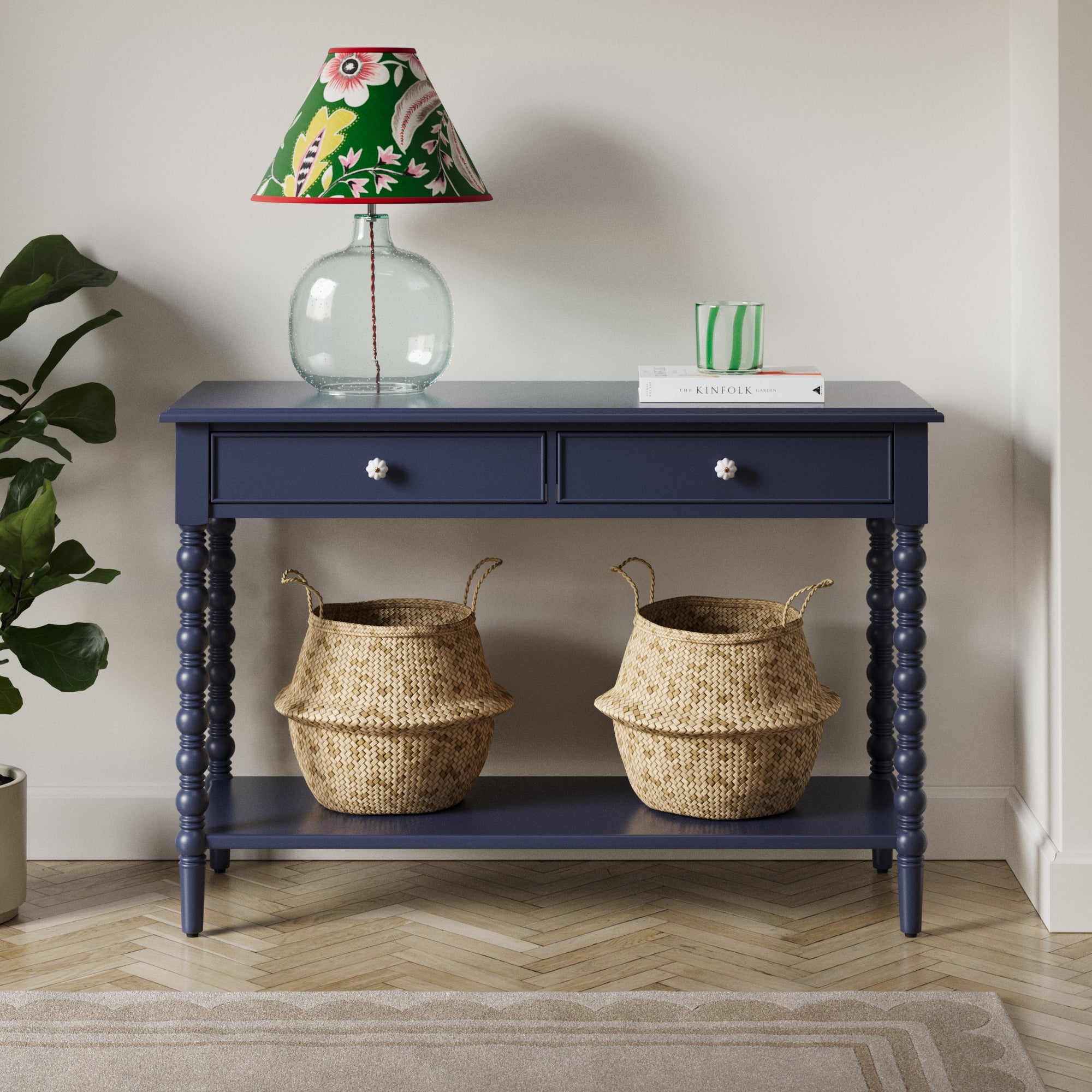 Pippin Console Table Navy Navy