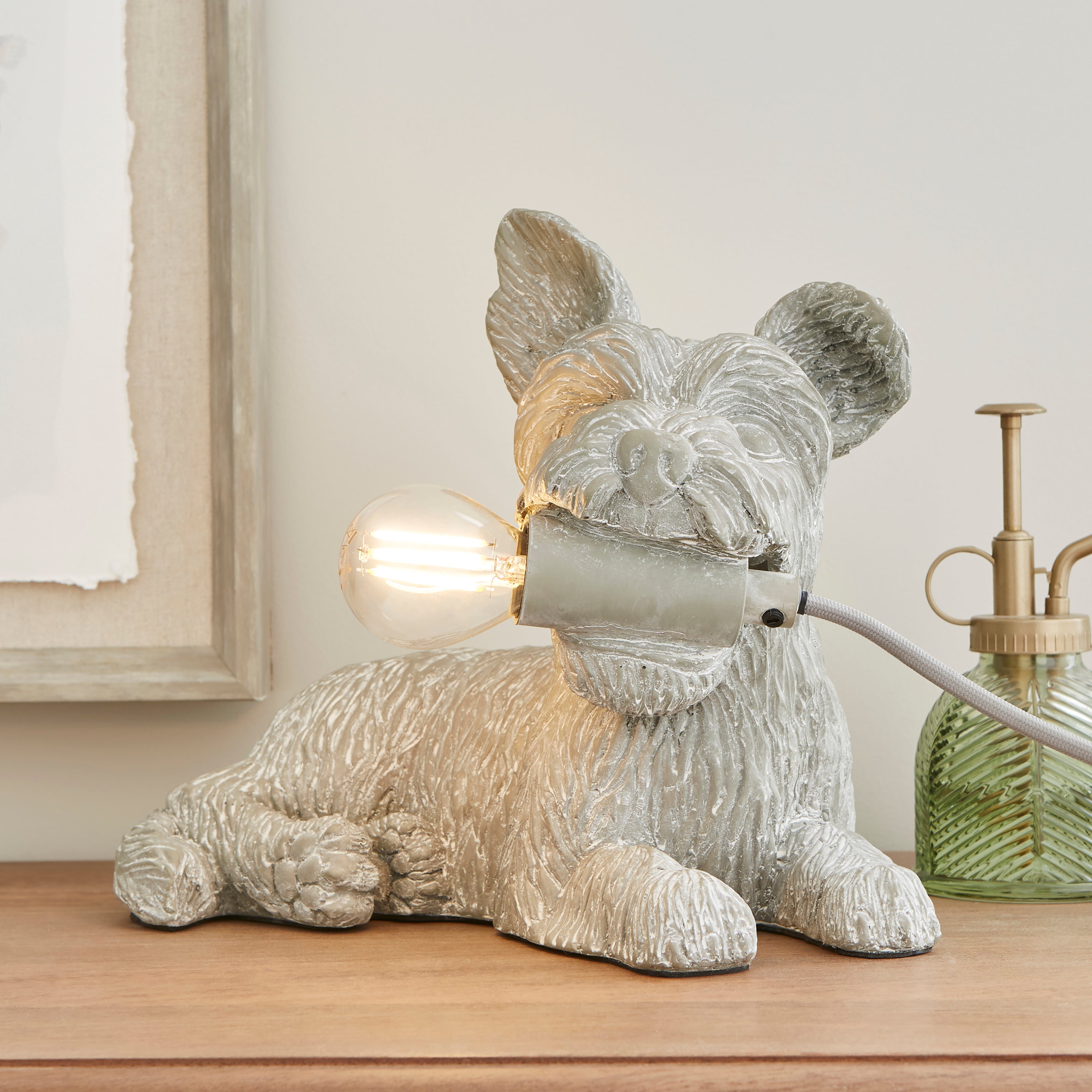 Maggie the Schnauzer Table Lamp