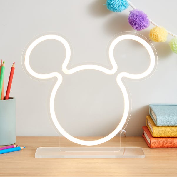 Disney Mickey Mouse Neon Table Light image 1 of 6