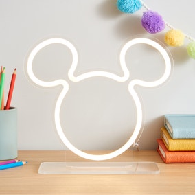 Disney Mickey Mouse Neon Table Light