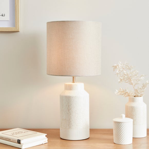 Dunelm white table deals lamp