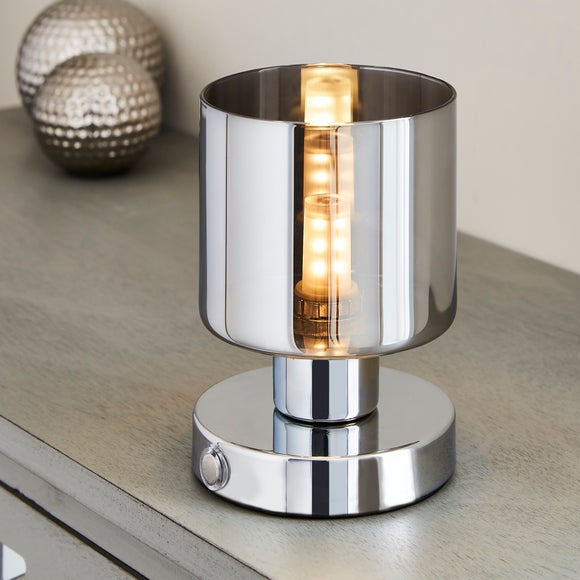 Stainless steel deals touch lamp