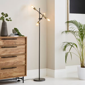 Marsden Industrial 4 Light Floor Lamp