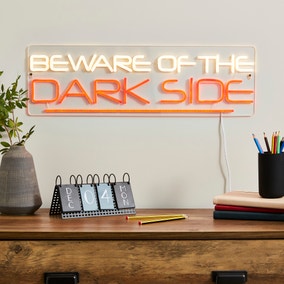 Disney Star Wars Beware of the Dark Side Neon Sign