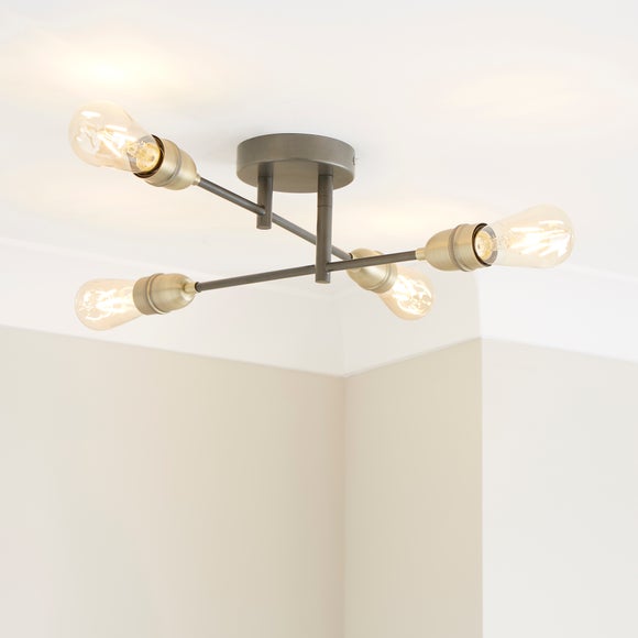 Dunelm industrial online lighting