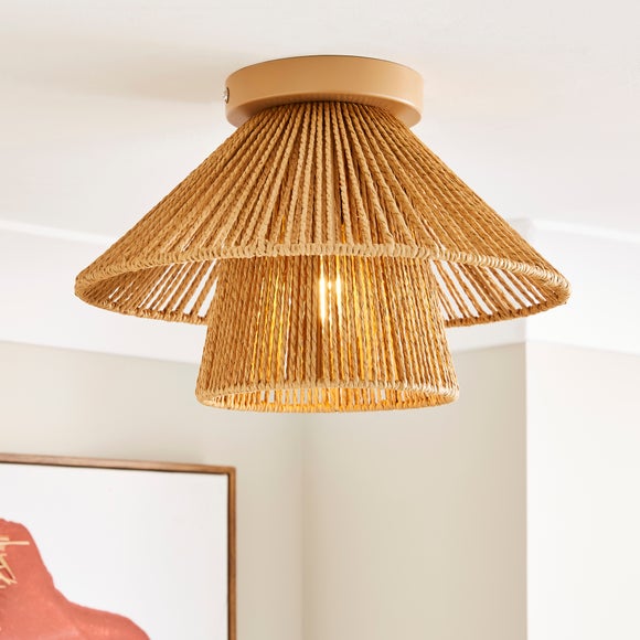 Kabir String Tiered Flush Ceiling Light