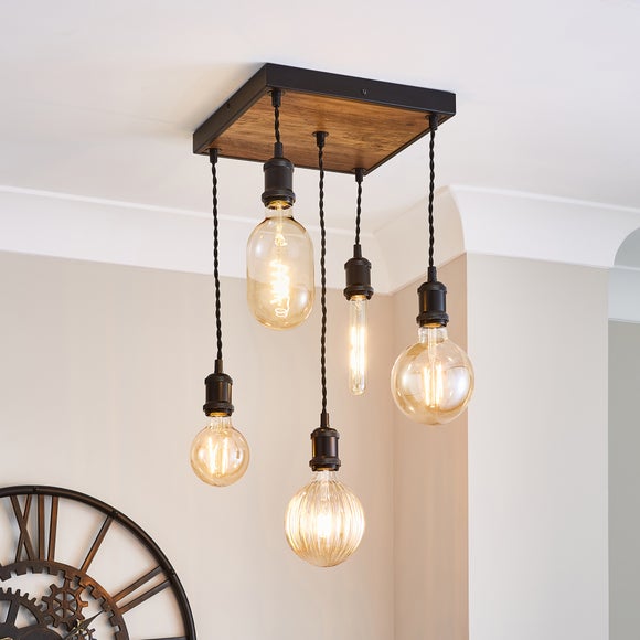 5 bulb on sale ceiling light