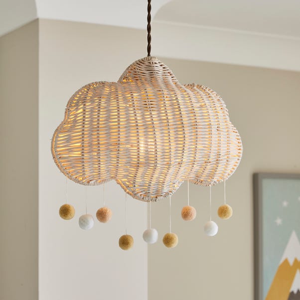 Cloud Rattan Easy Fit Pendant Shade image 1 of 7