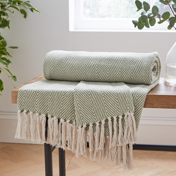 Dunelm throws online chenille