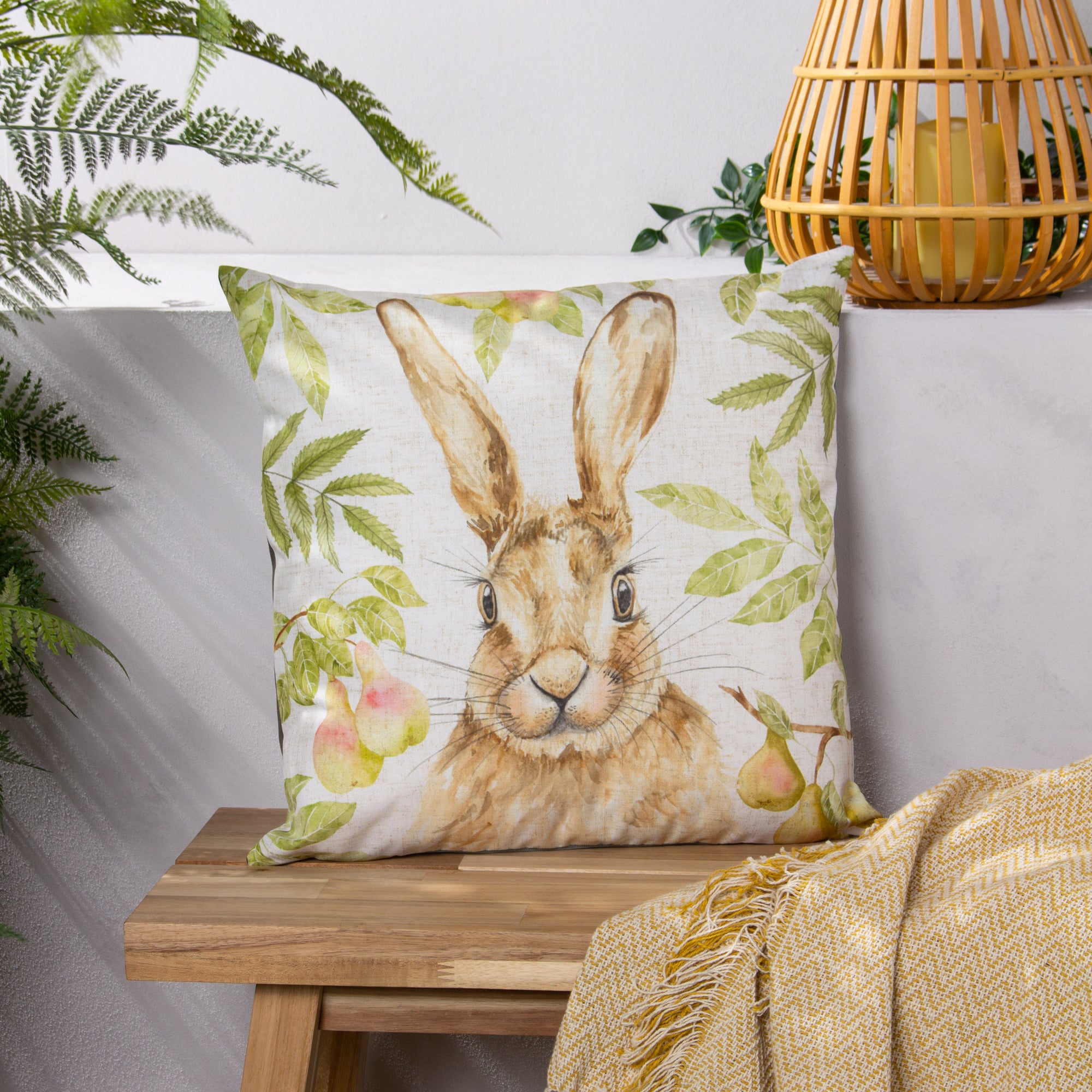 furn. Rabbit Olive Outdoor Cushion