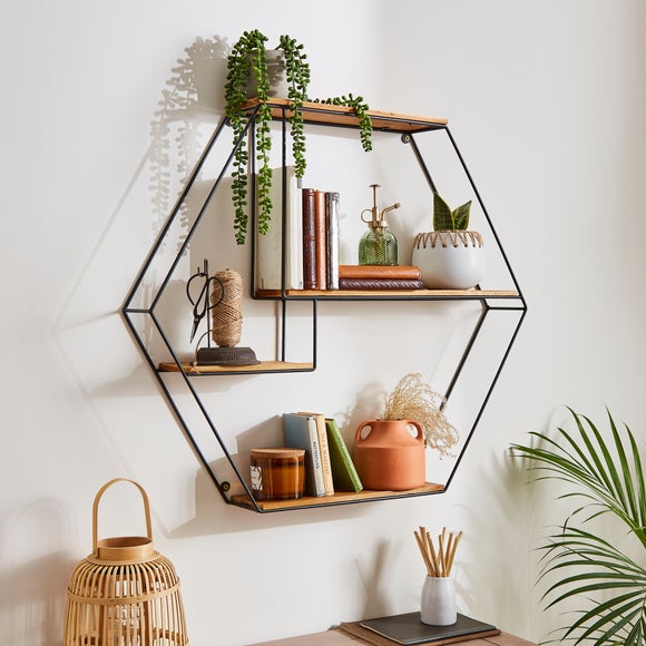 Hexagon 2024 wire shelf