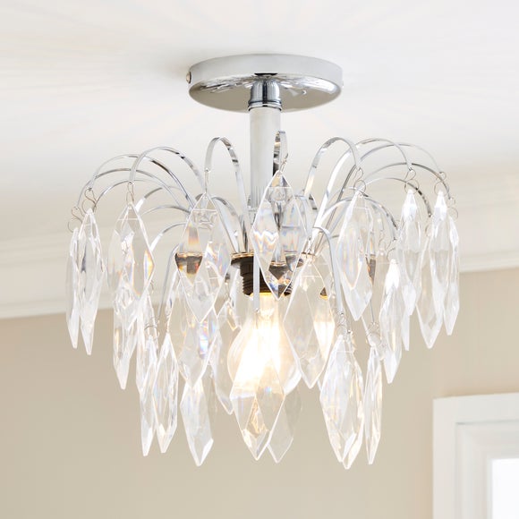 Parla Semi Flush Jewel Ceiling Light