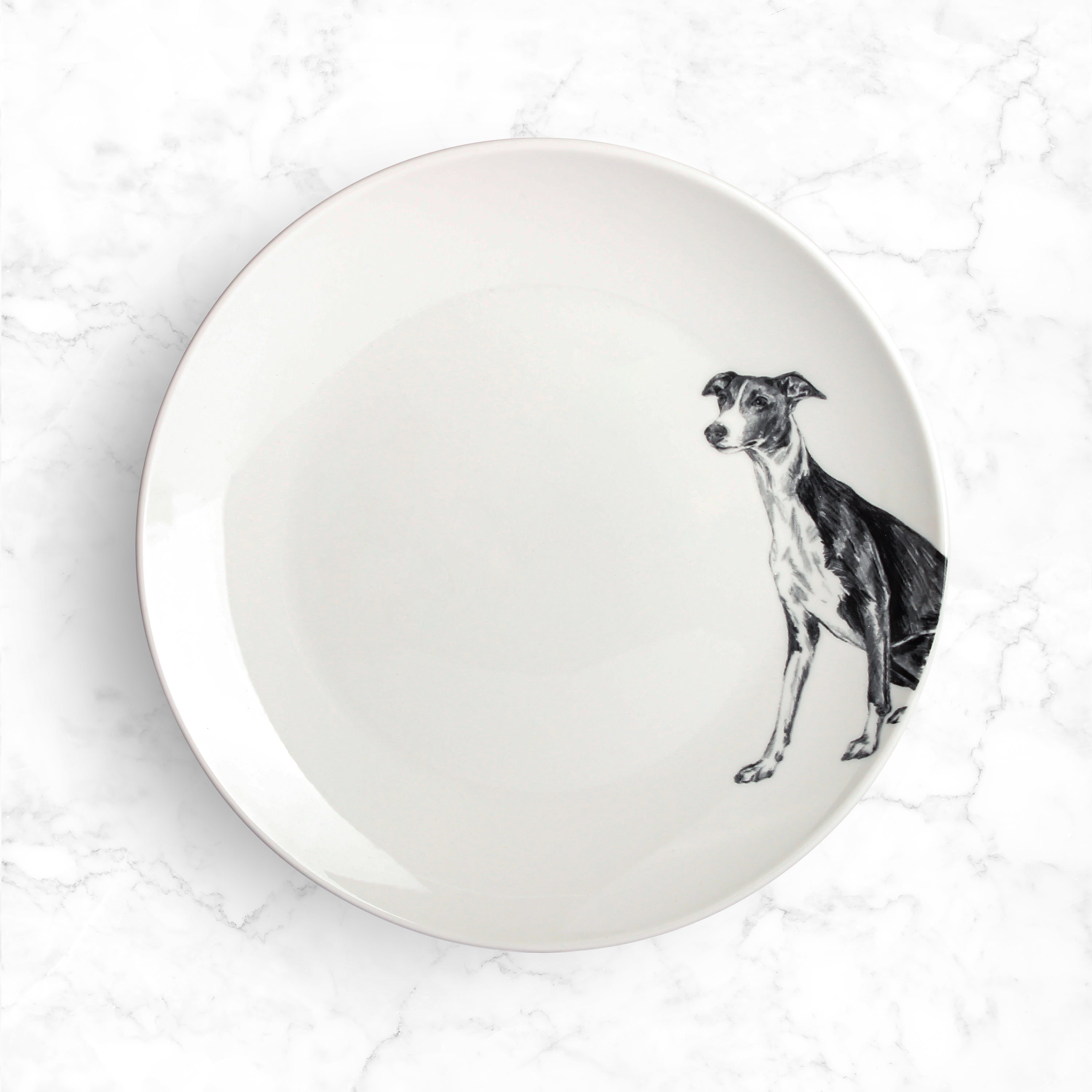 Set of 4 Whippet Side Plates