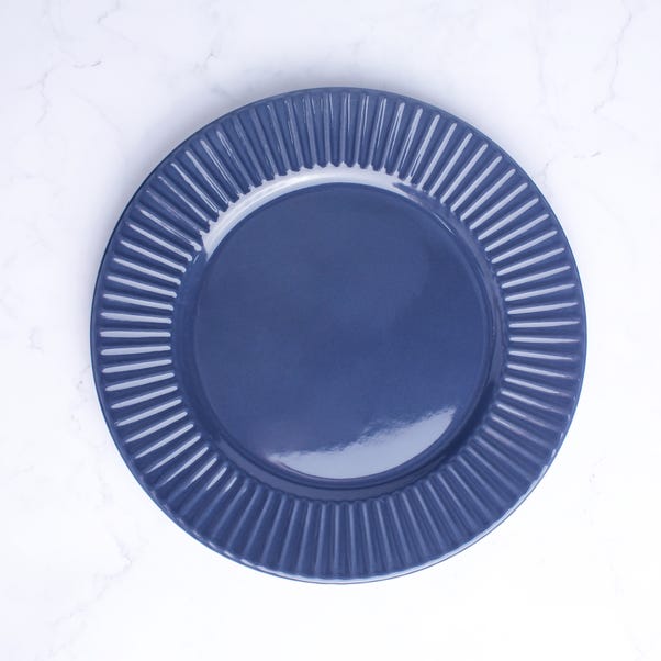 Hampton Dinner Plate, Ink Blue image 1 of 2
