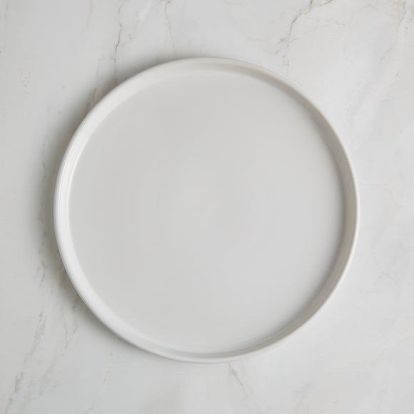 Plain white plates hotsell