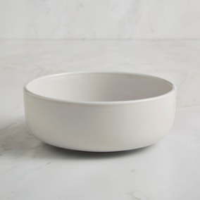 White Stacking Cereal Bowl