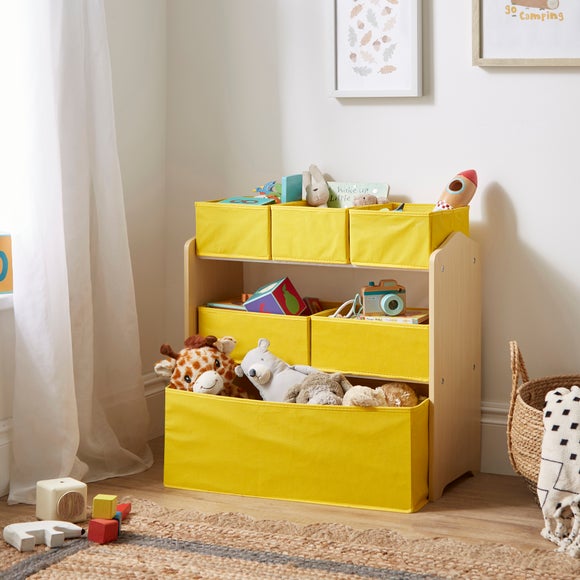 Fabric best sale toy bins