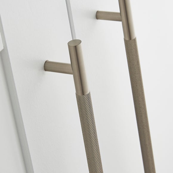 Set of 2 Matt Gold Knurled TBar Door Handles Dunelm