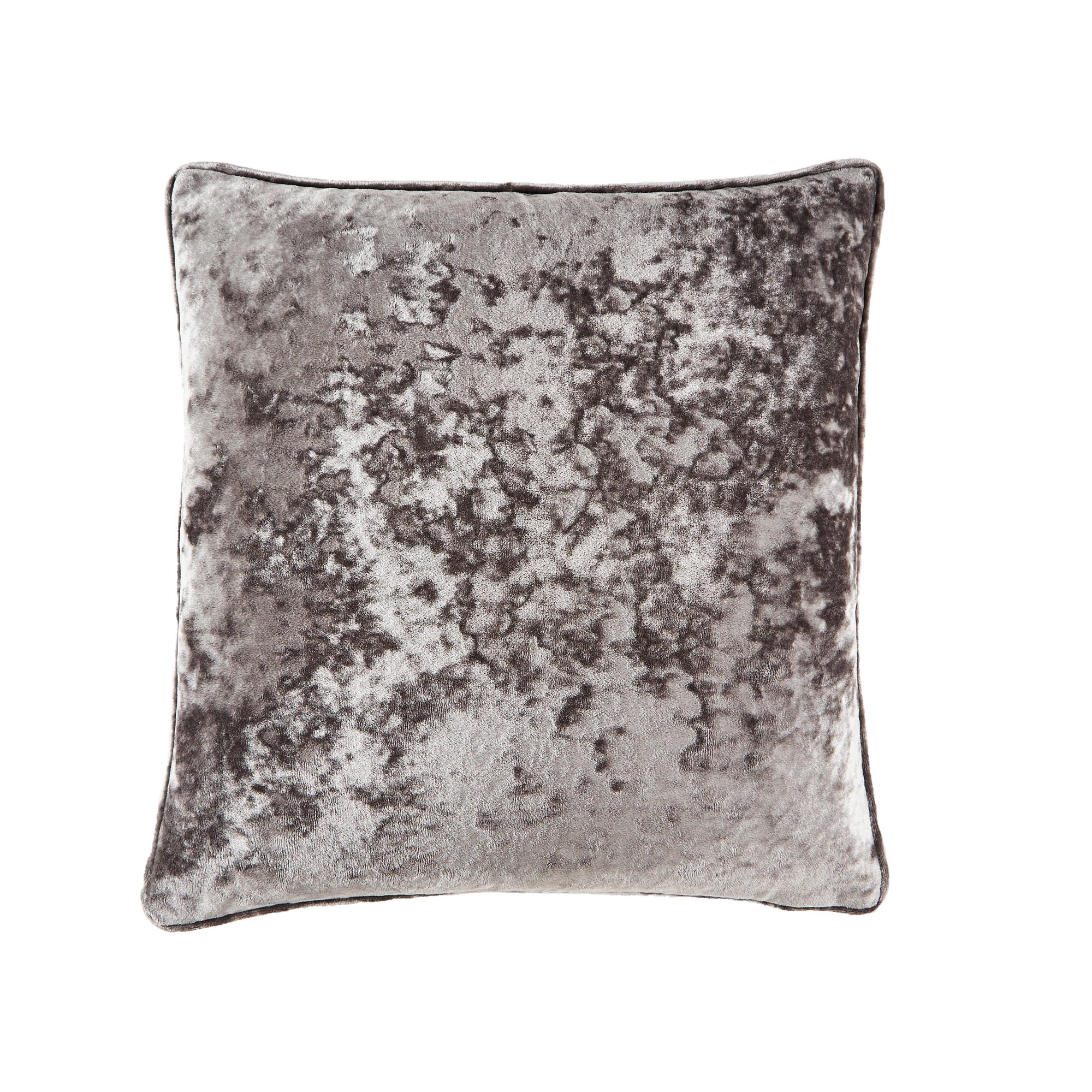 Crushed Velour Cushion Grey