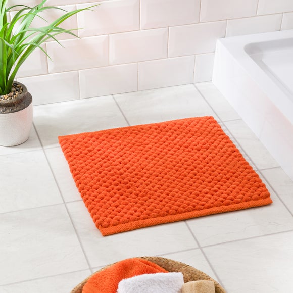 Orange Bath Mats