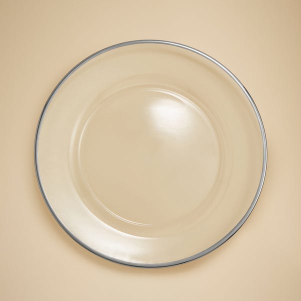 Rim Glass Charger Plate image 1 of 3