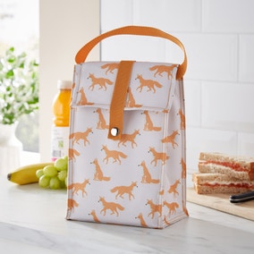Fox Fold Over Lunch Bag