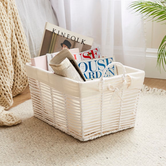 Dunelm blanket basket sale