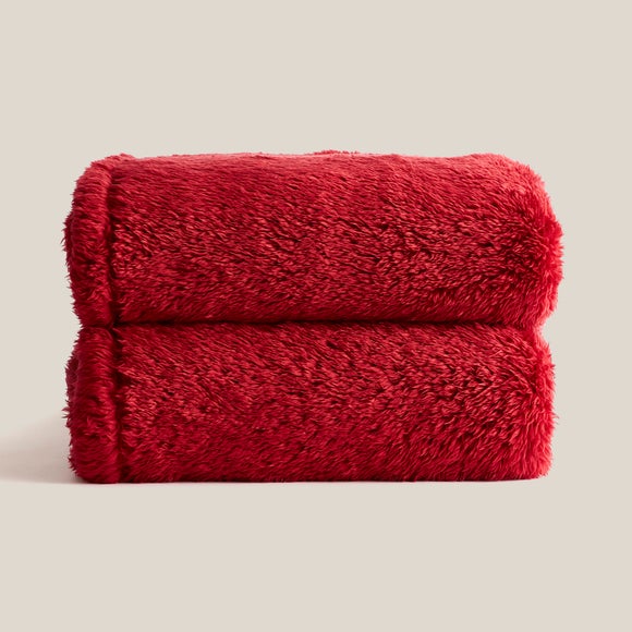 Teddy Bear Throw Dunelm